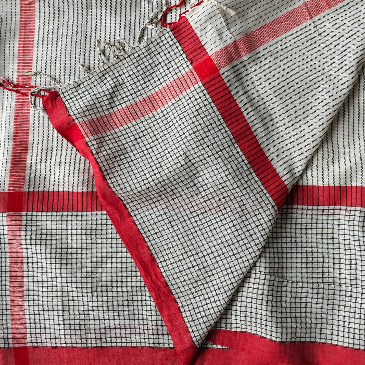 Handloom pure cotton saree