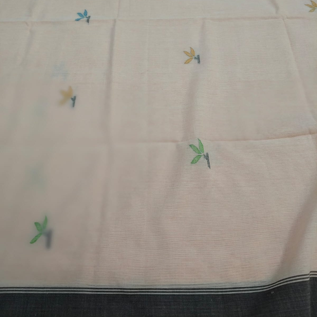 Handloom cotton jamdani saree