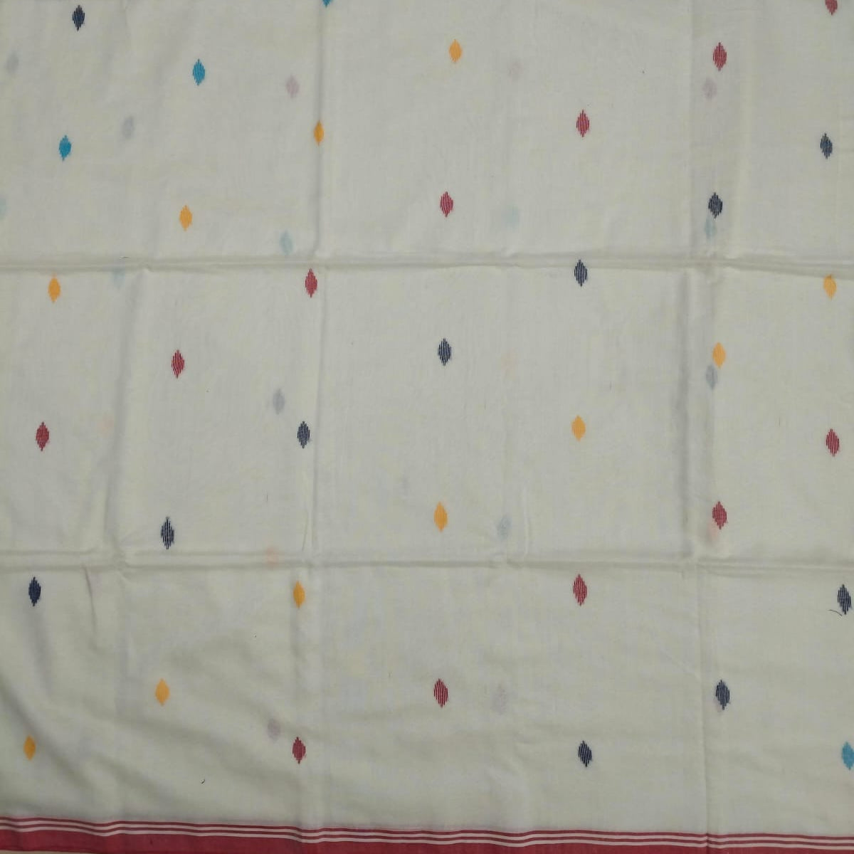 Handloom cotton jamdani saree