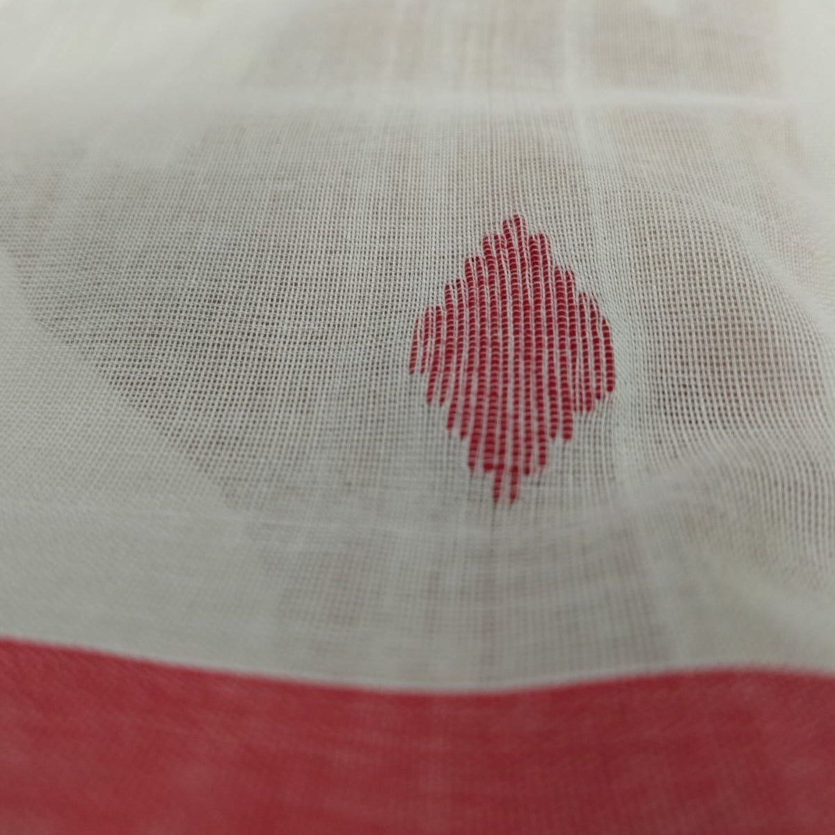 Handloom cotton jamdani saree