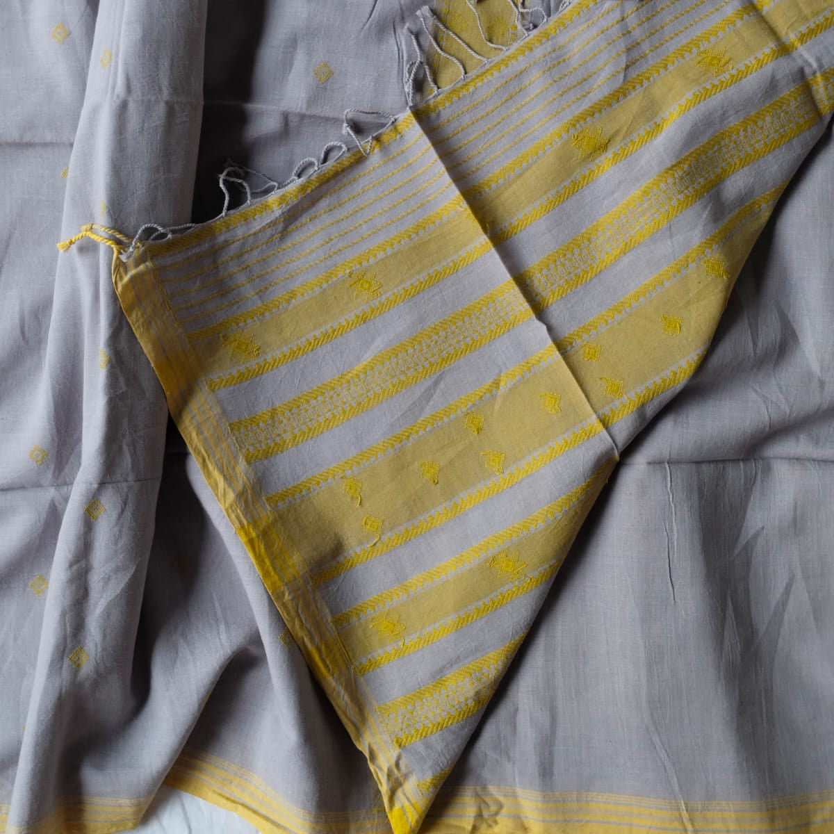 The reverse side of pallu.

