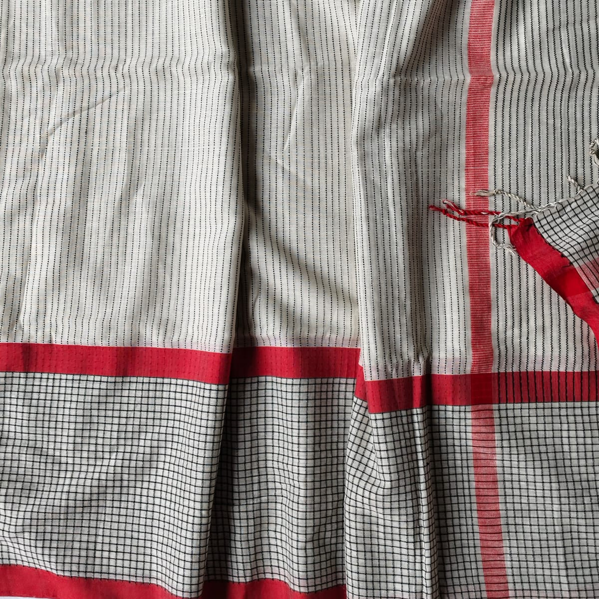 Handloom pure cotton saree