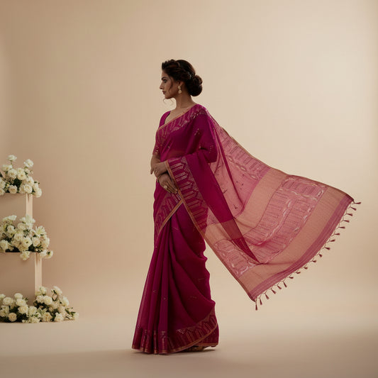 This picture is symbolic to get the overall look of thte saree