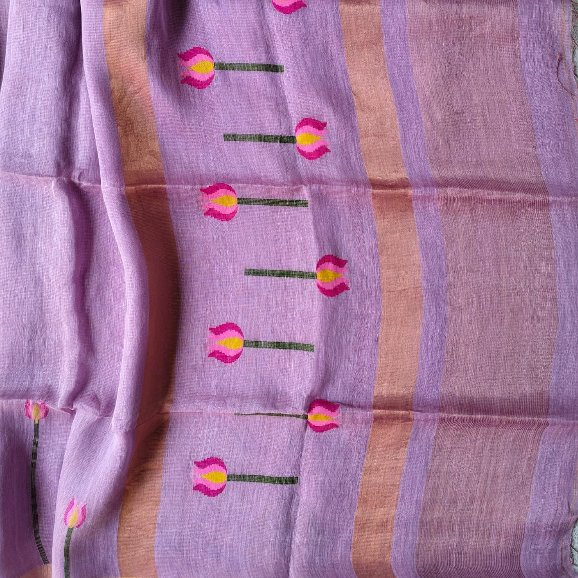 The design of the pallu