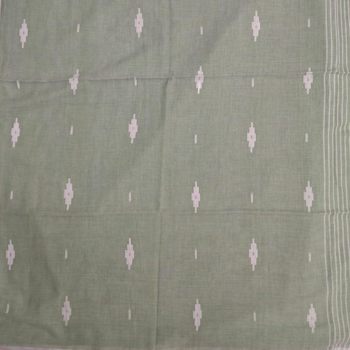 Handloom pure mul cotton jamdani saree