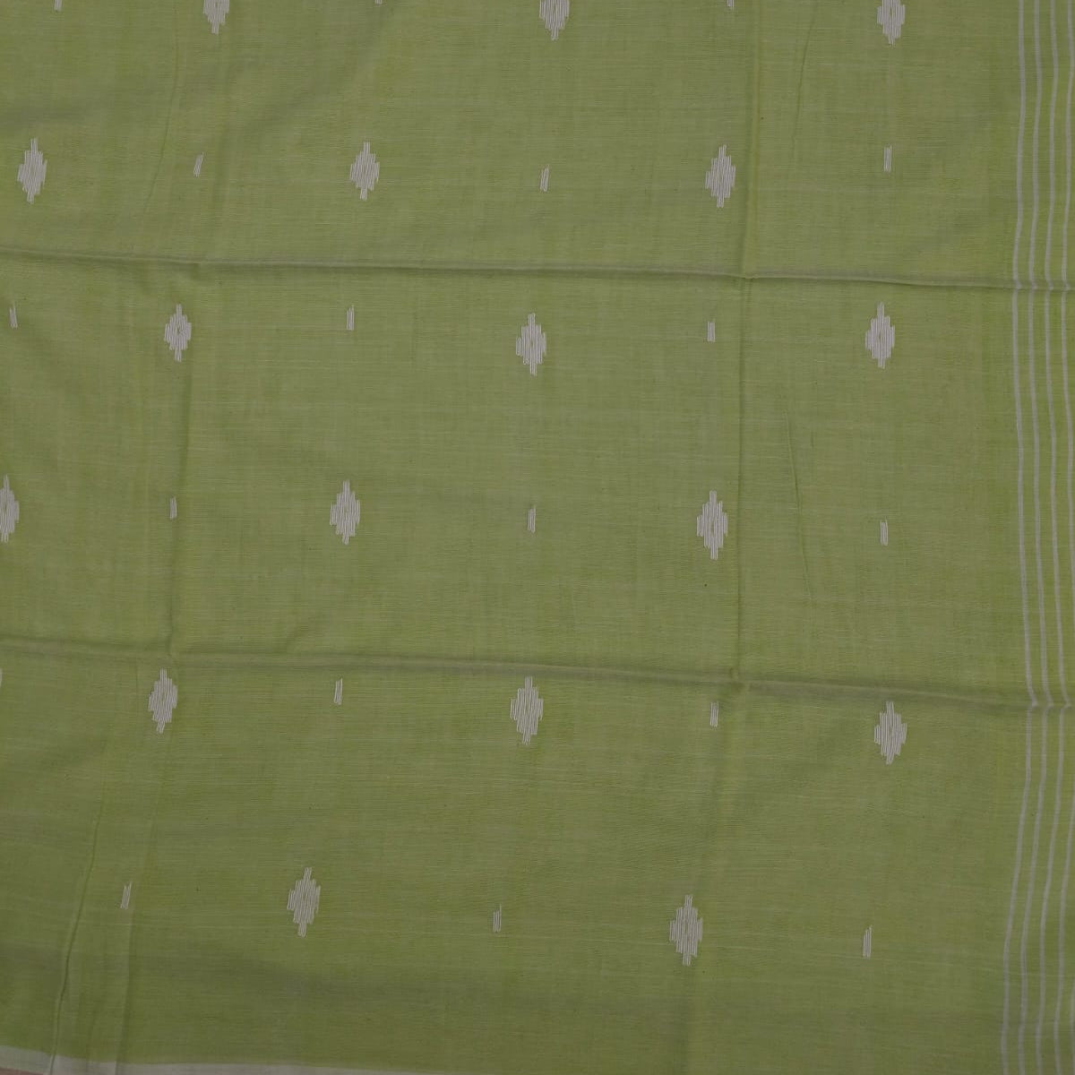 Handloom pure mul cotton jamdani saree