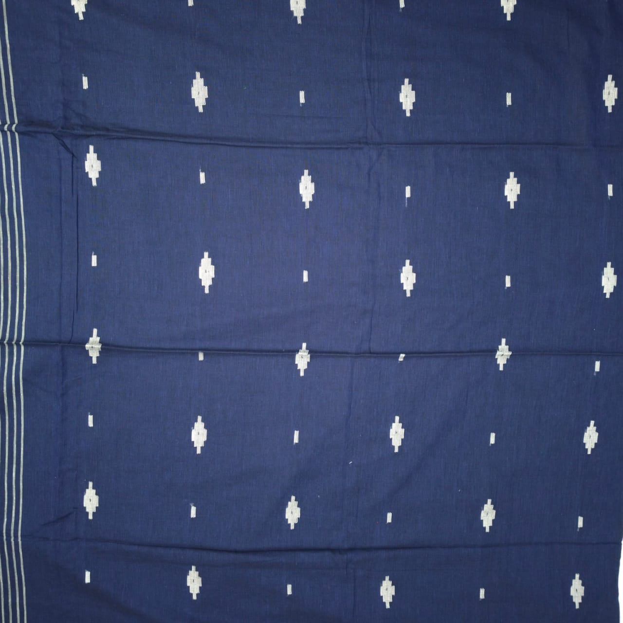 Handloom pure mul cotton jamdani saree