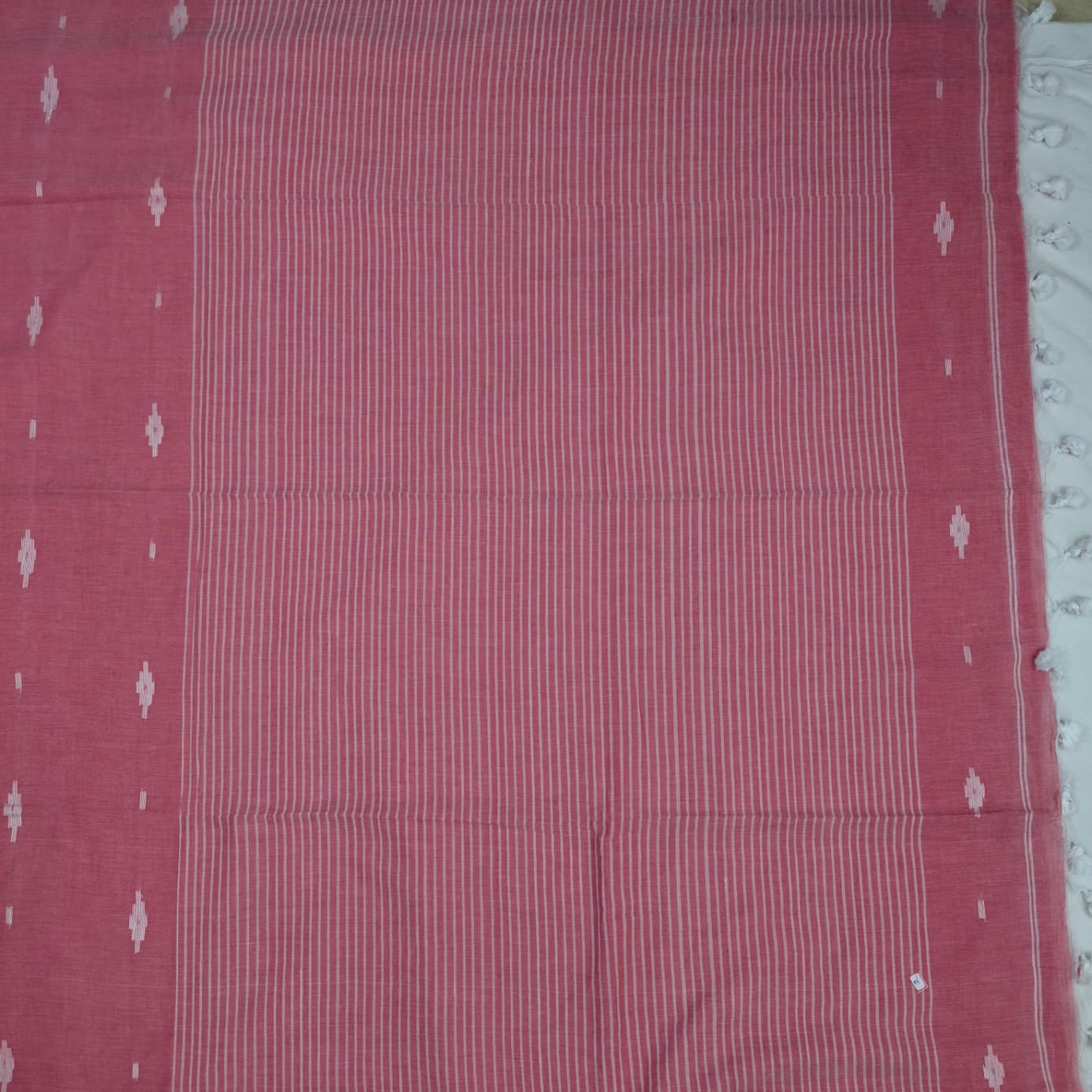 Handloom pure mul cotton jamdani saree