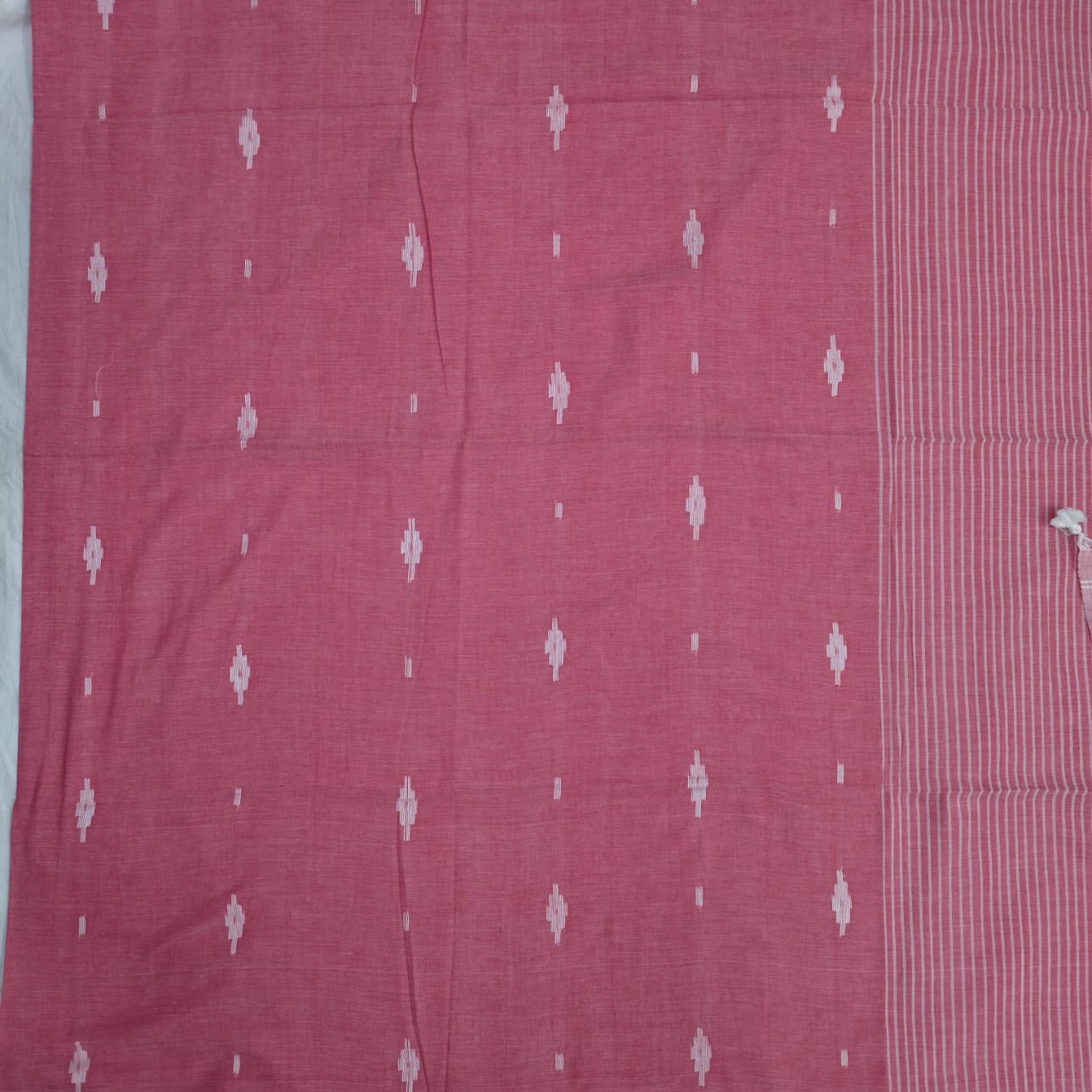 Handloom pure mul cotton jamdani saree