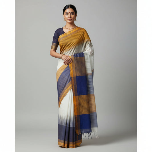 the image is symbolic to show the overall loook of the saree.
