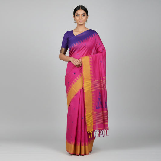 Handloom cotton saree