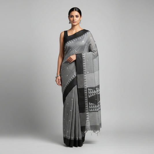 the image is symbolic to get the overall feel of the saree.