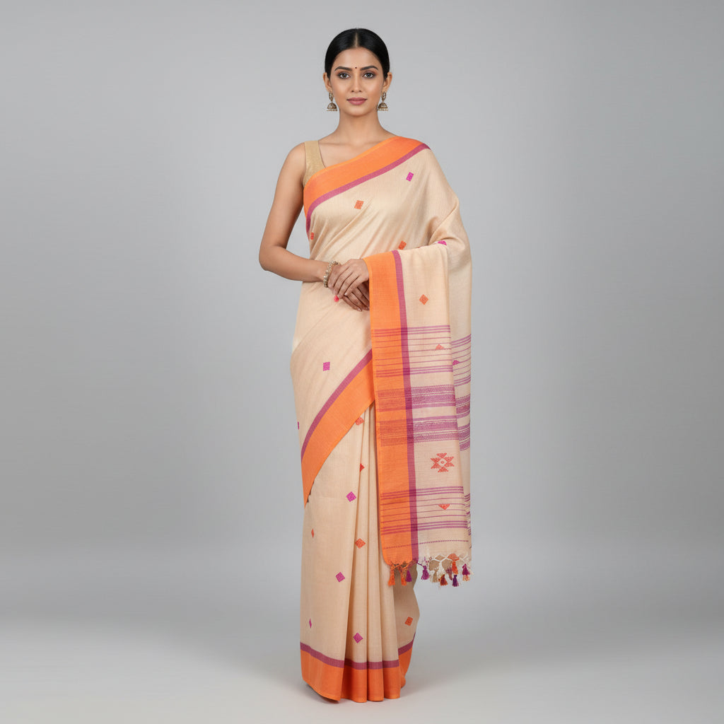 This image is symbolic to get the overall look of the saree.