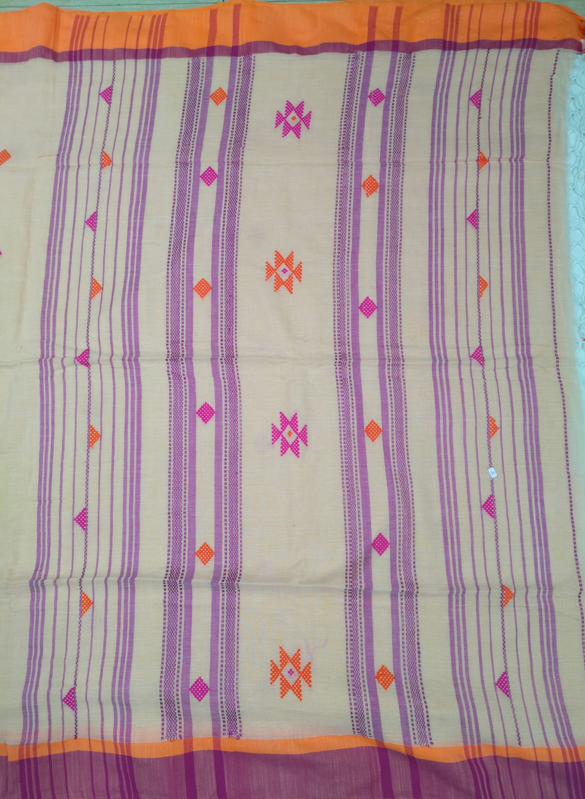 Handloom khadi-cotton saree