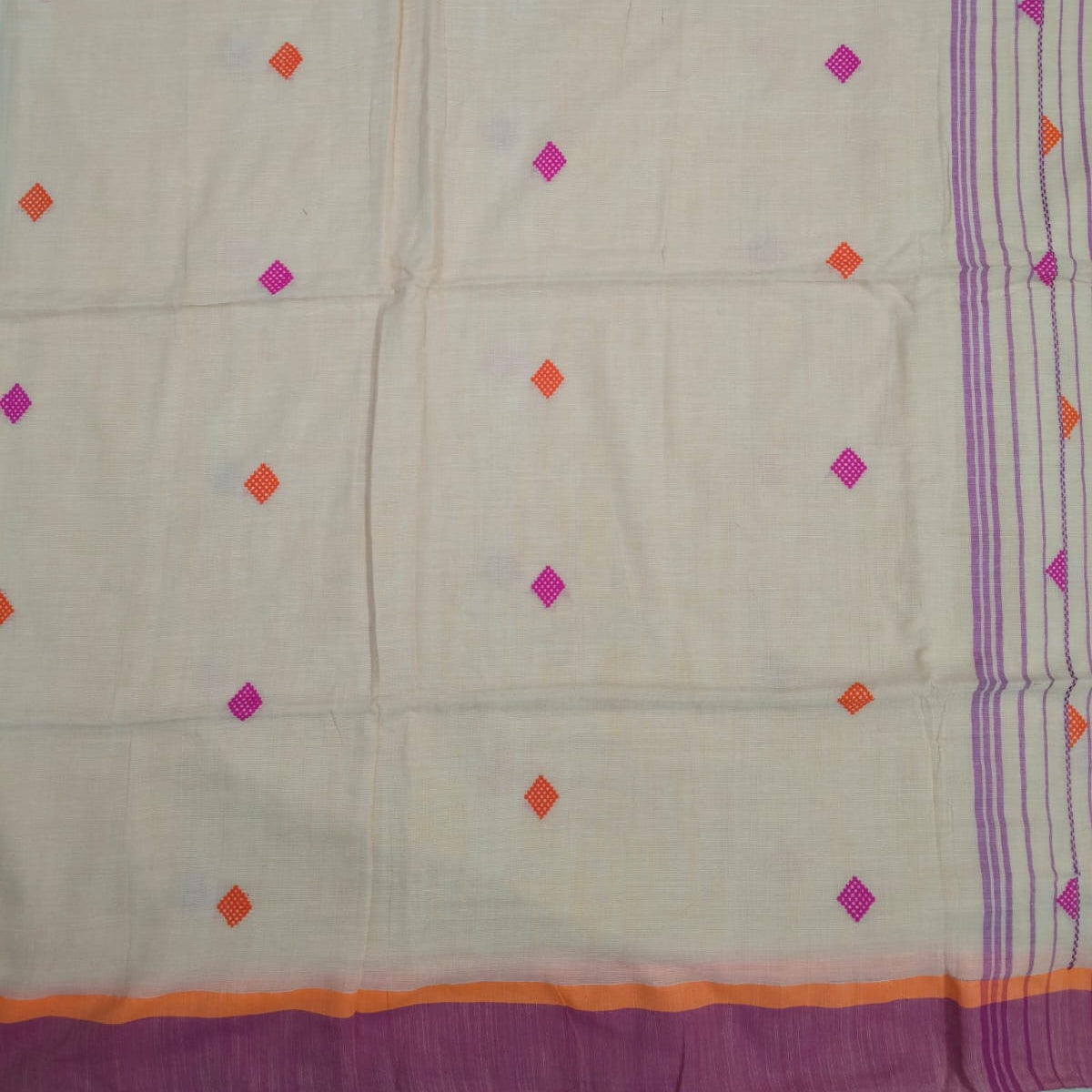 Handloom khadi-cotton saree