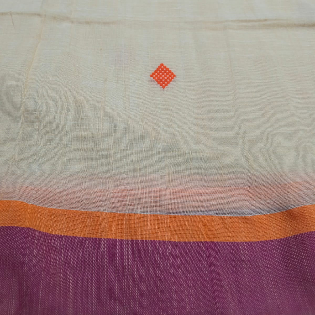 Handloom khadi-cotton saree