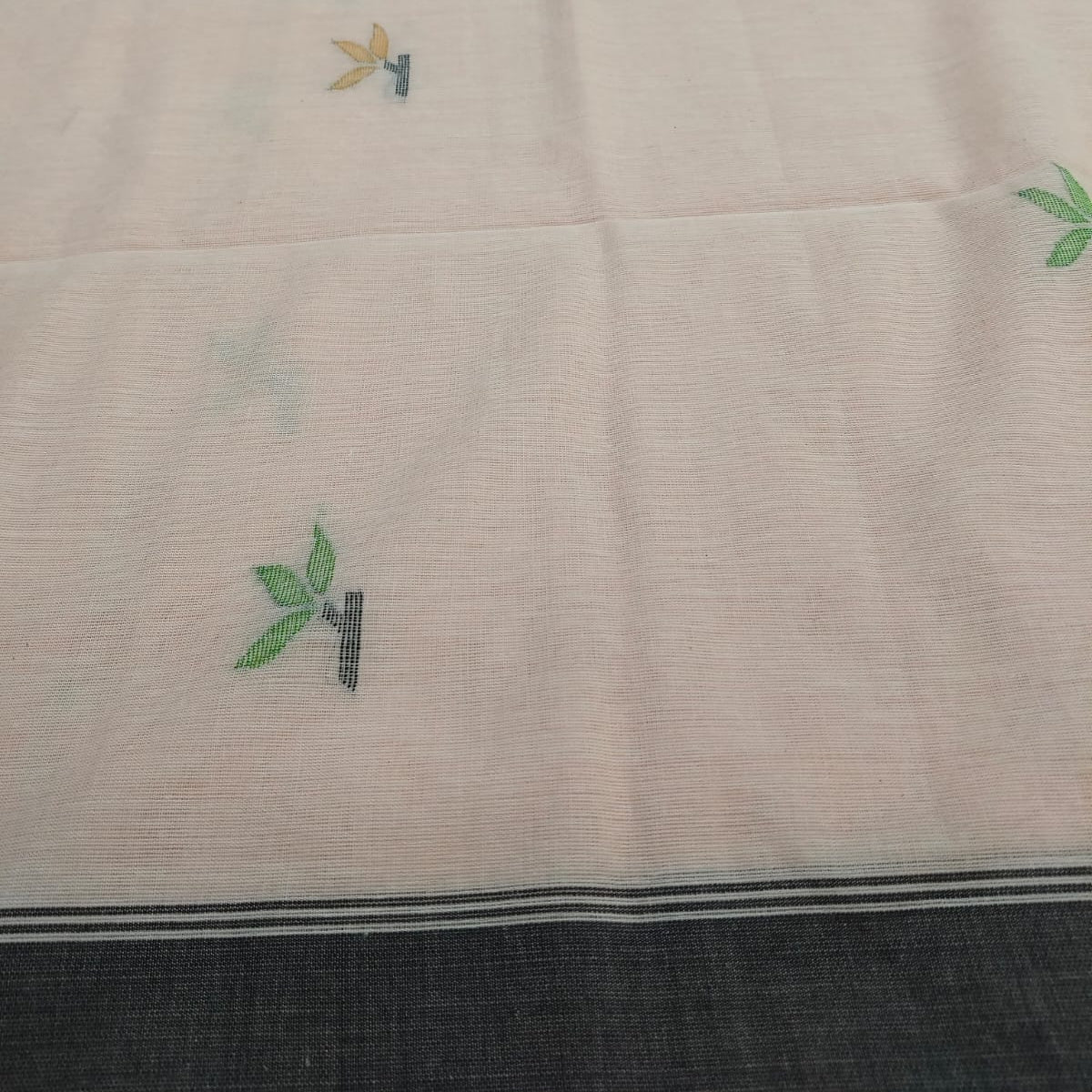Handloom cotton jamdani saree