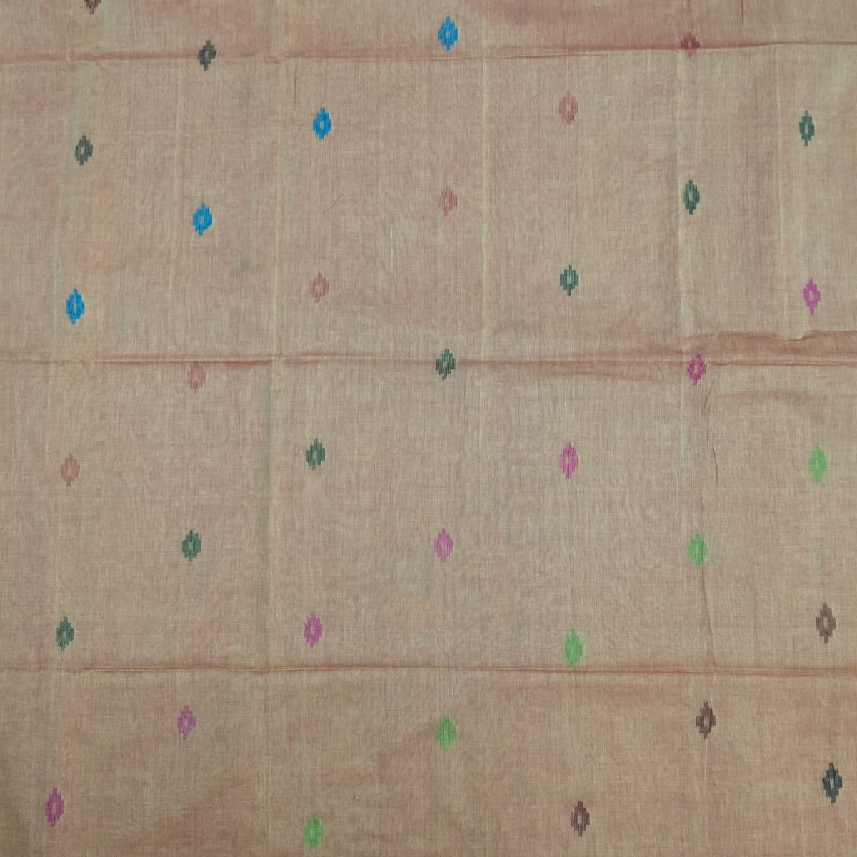 Handloom cotton jamdani saree