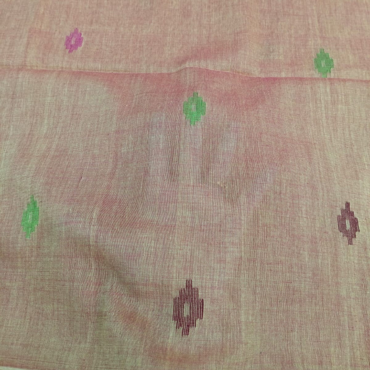 Handloom cotton jamdani saree