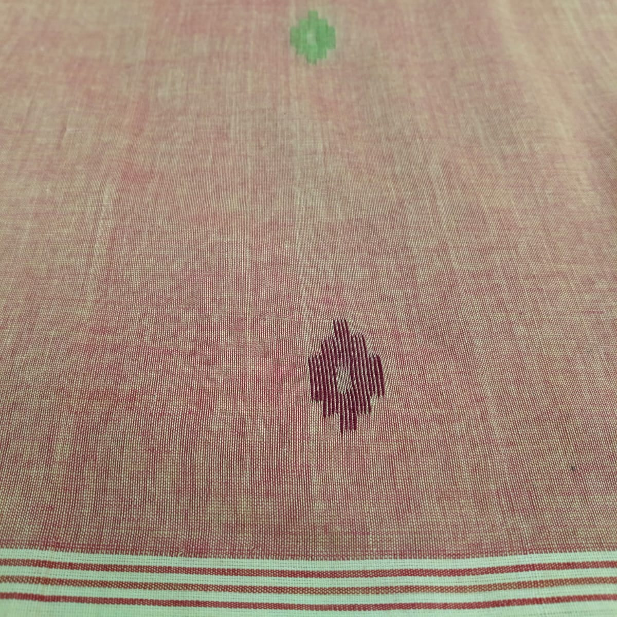 Handloom cotton jamdani saree