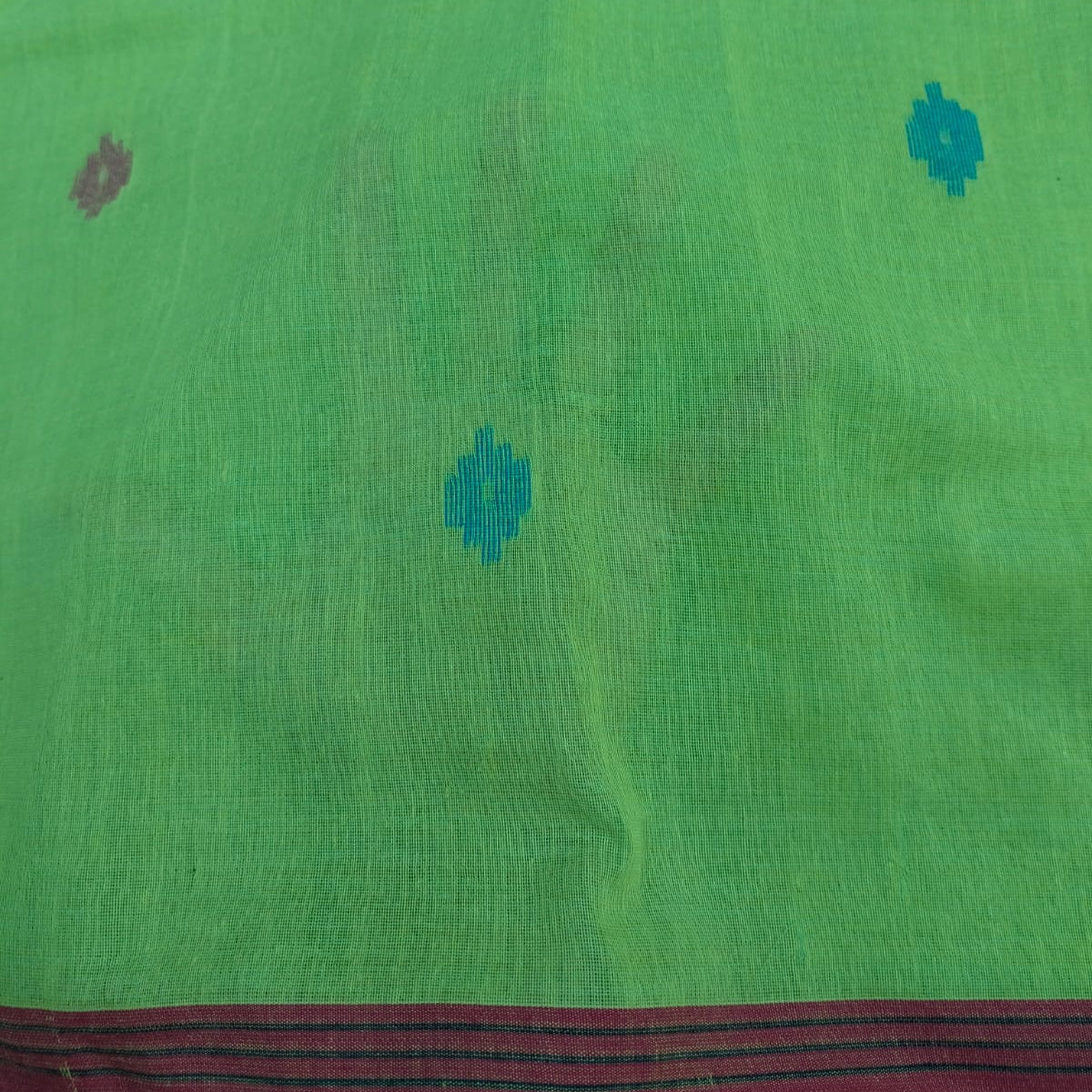 Handloom cotton jamdani saree