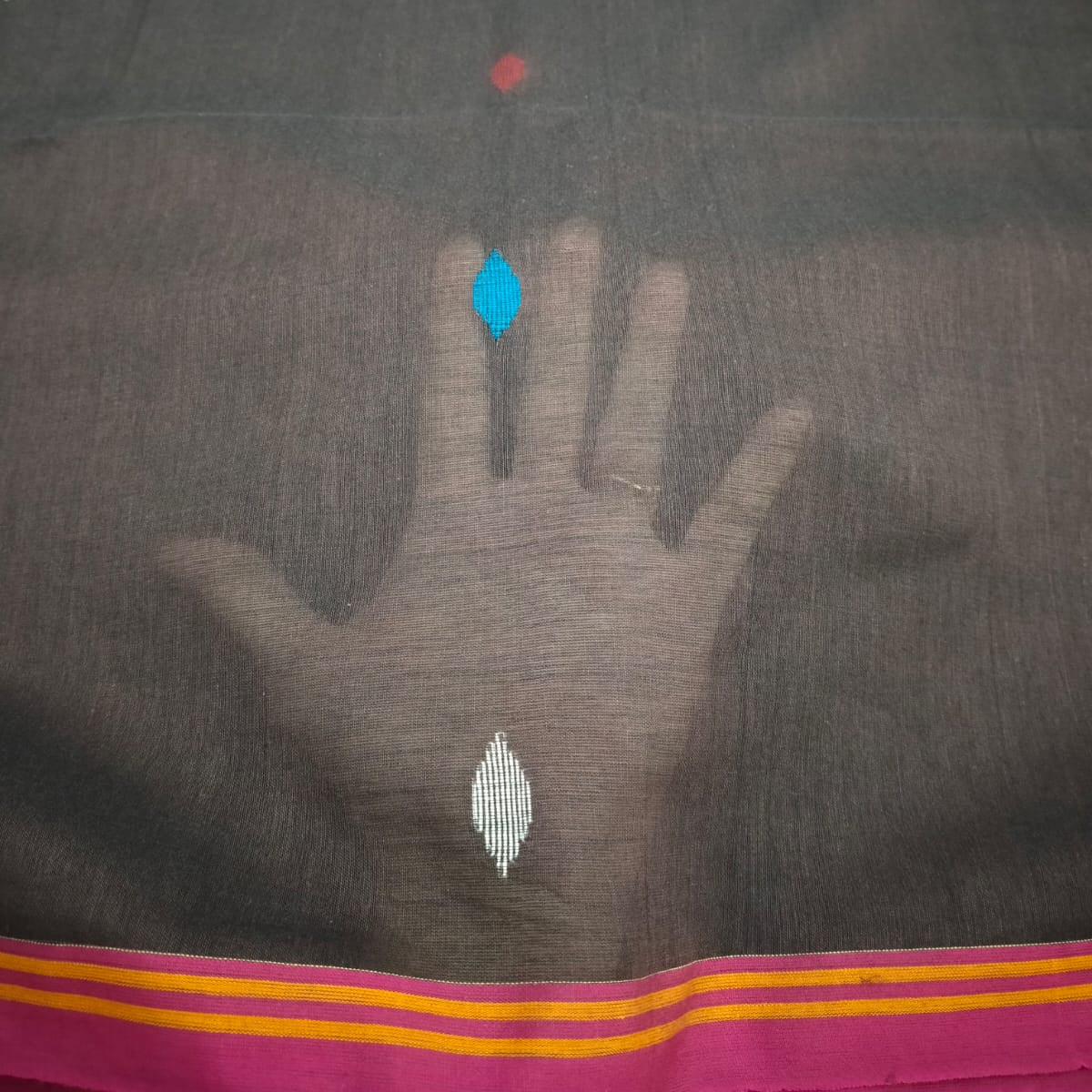 Handloom cotton jamdani saree