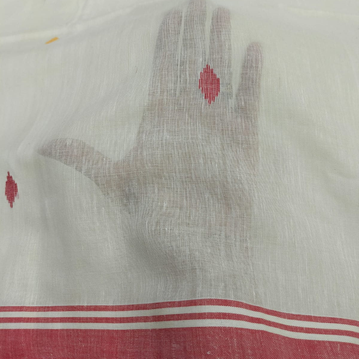 Handloom cotton jamdani saree