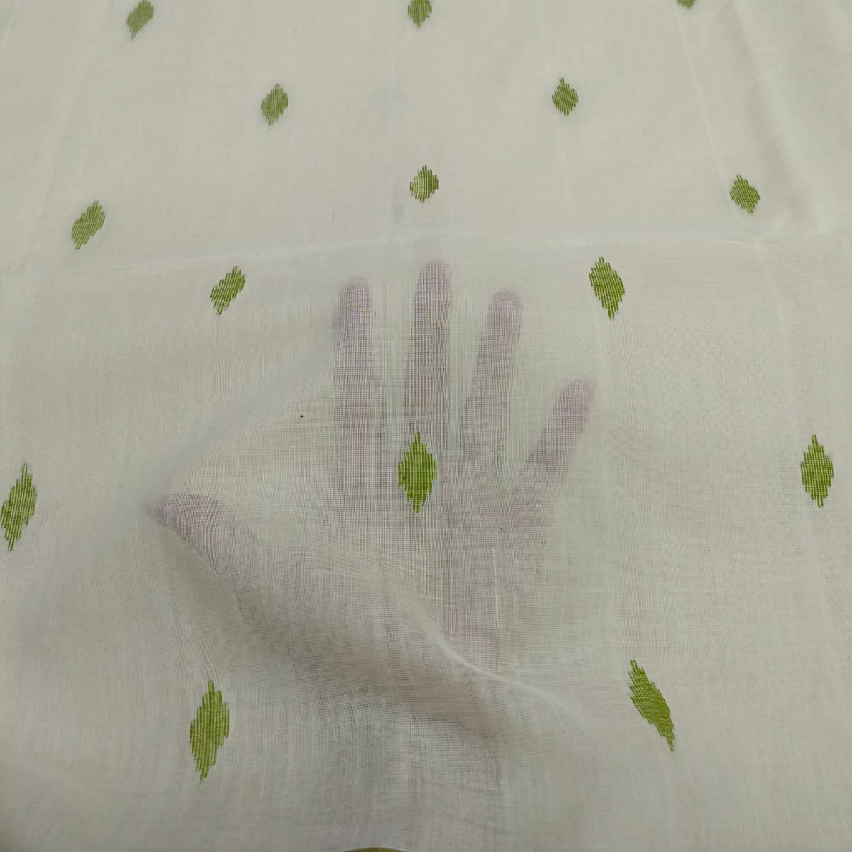Handloom cotton jamdani saree