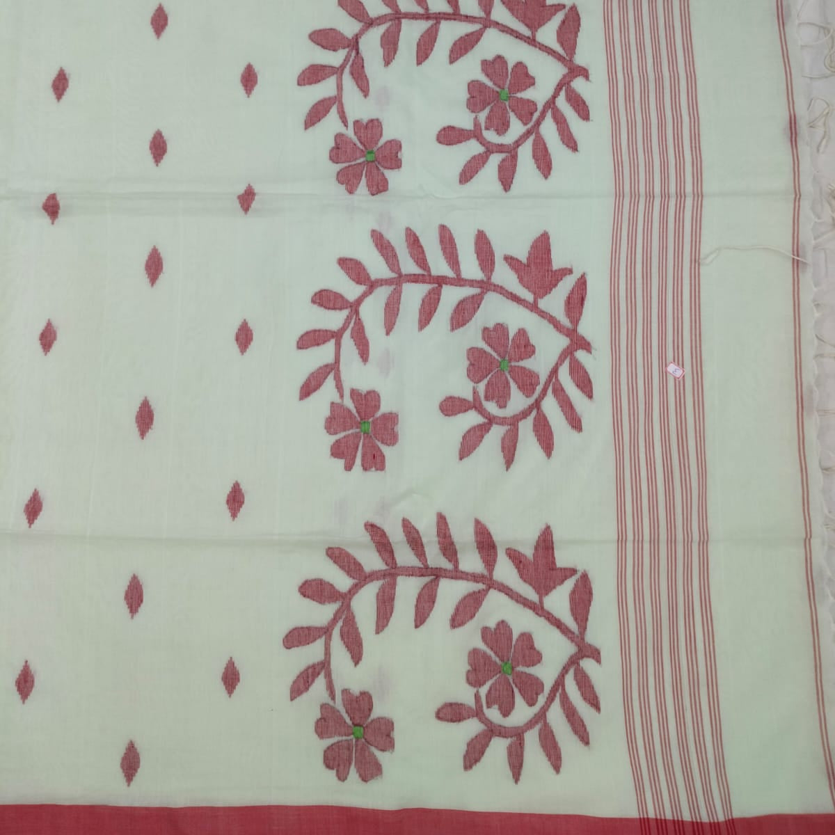 The design of the pallu.