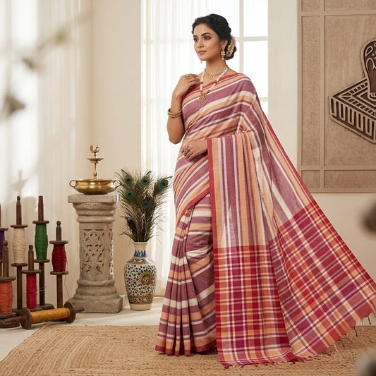 The image is symbolic to get the overall look of teh saree.