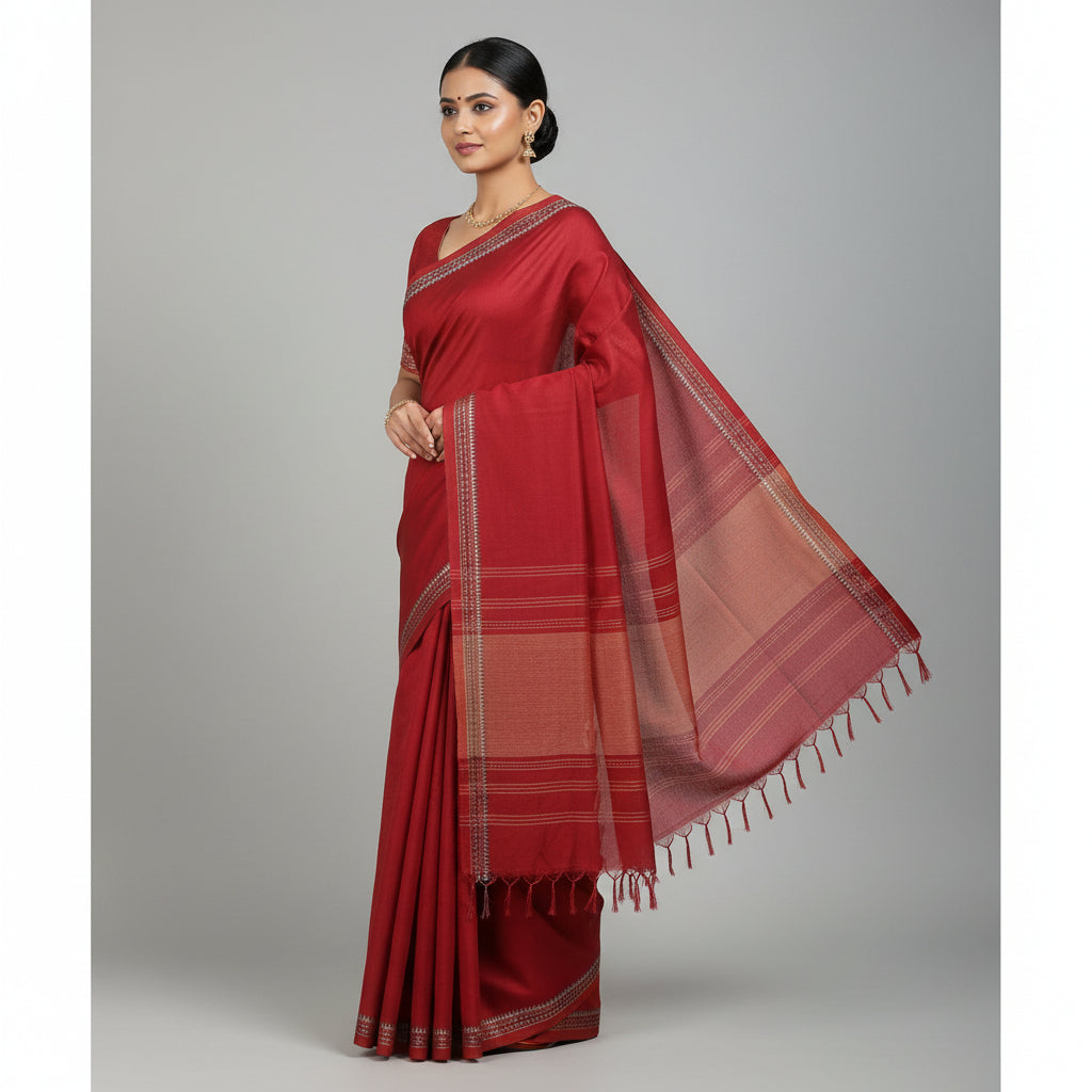 Handloom cotton saree