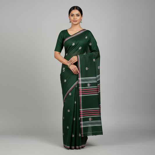 The image is symbolic to get the overall look of the saree