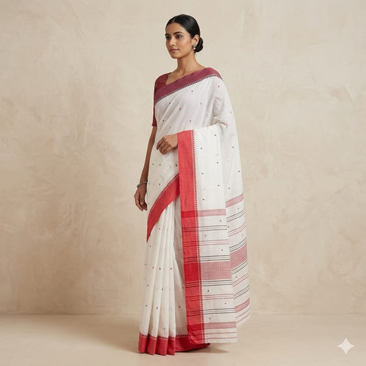 Handloom cotton saree