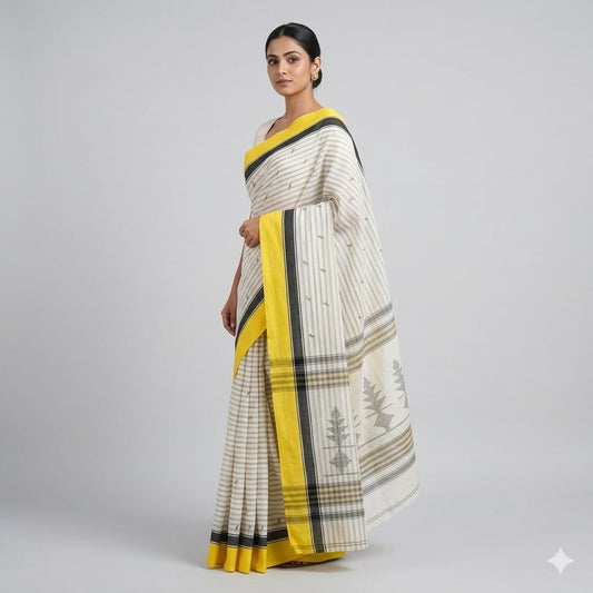 Handloom khadi cotton saree