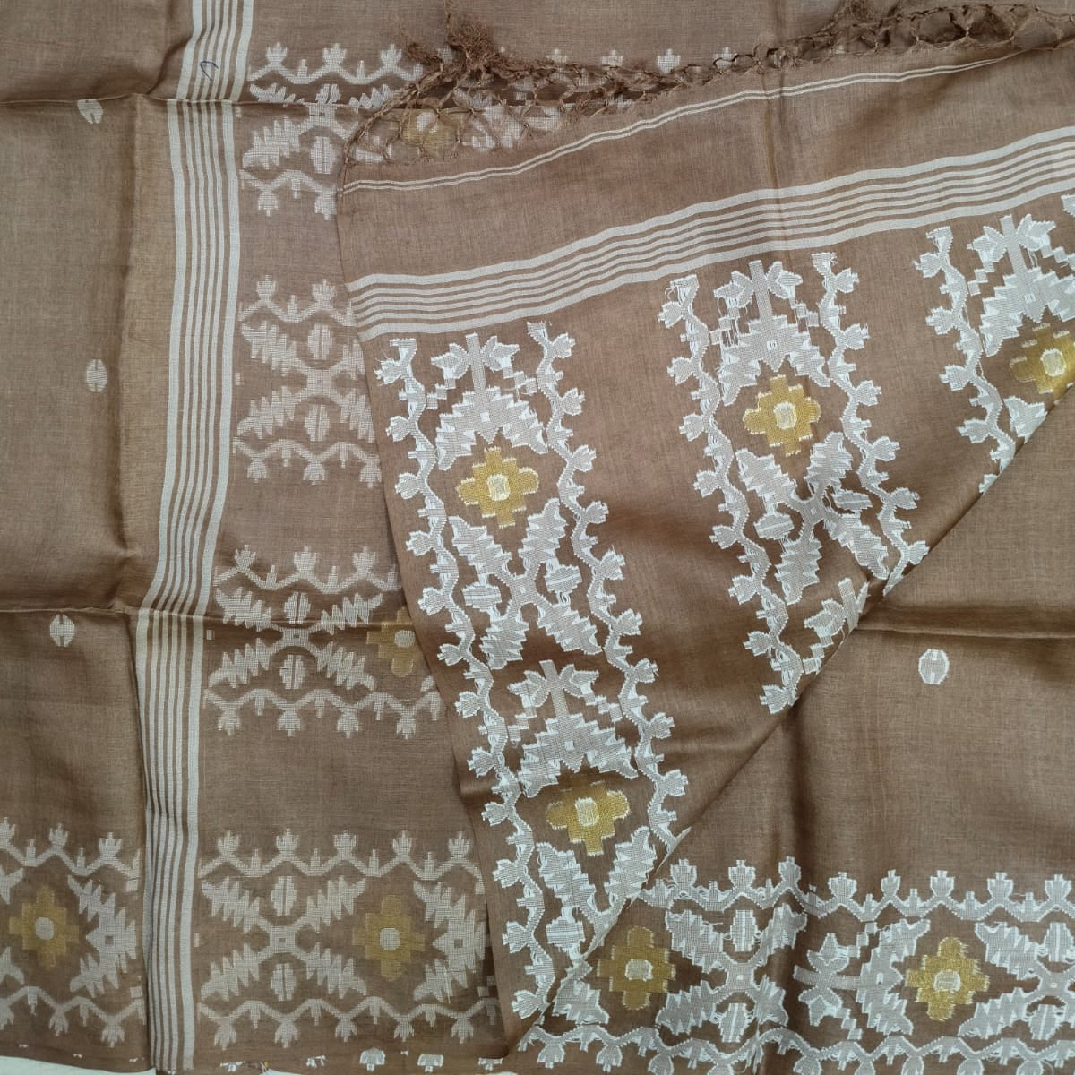 Handloom pure tussar saree