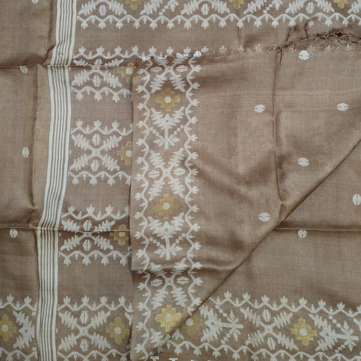 Handloom pure tussar saree