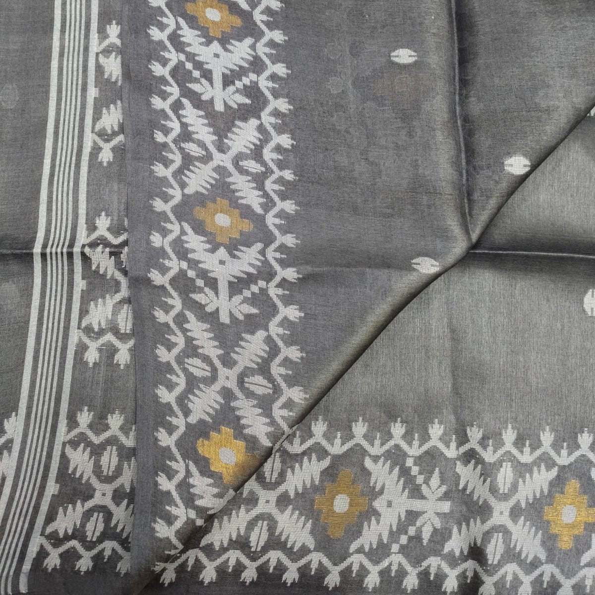 Handloom pure tussar silk saree