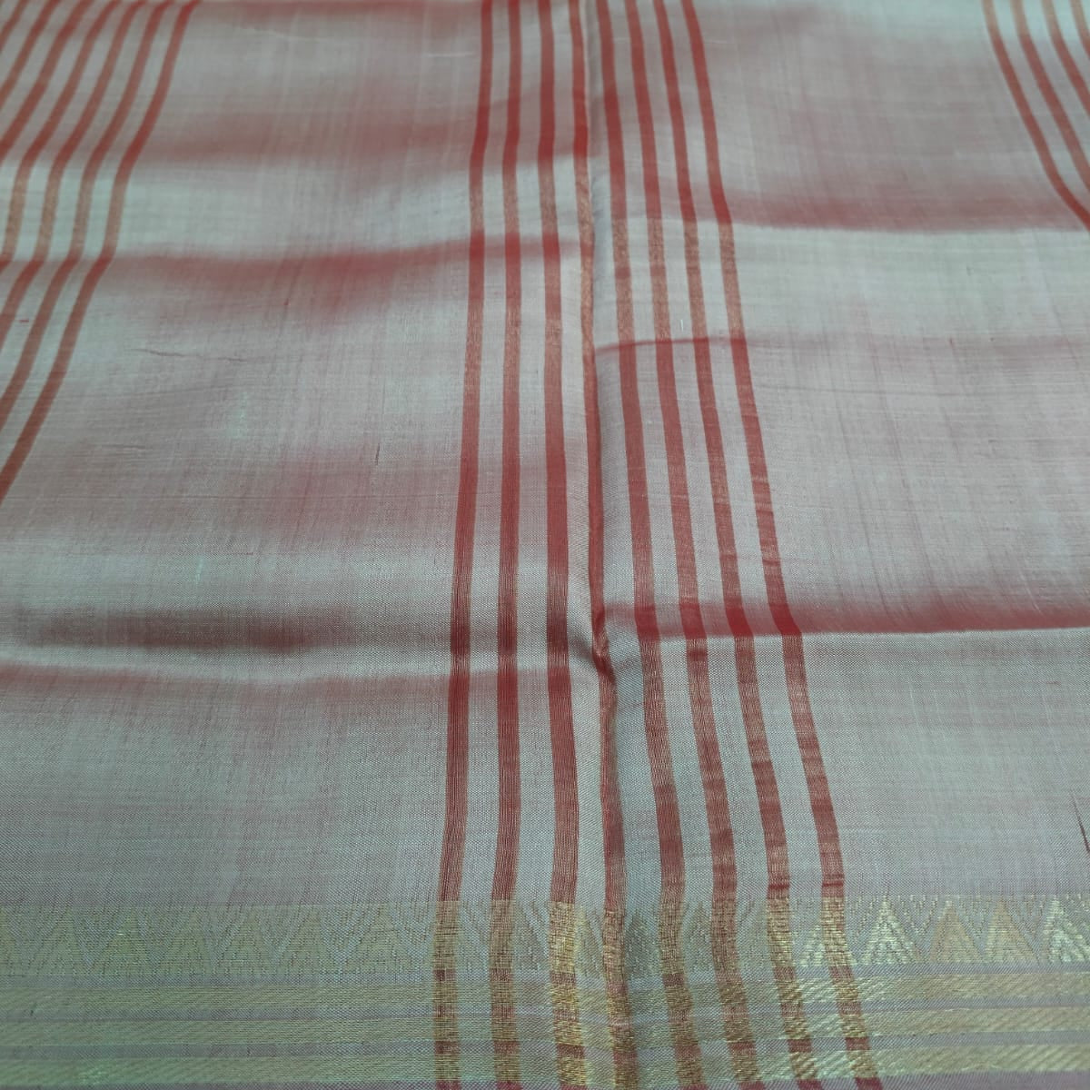 Handwoven  pure katan and  mulberry silk 