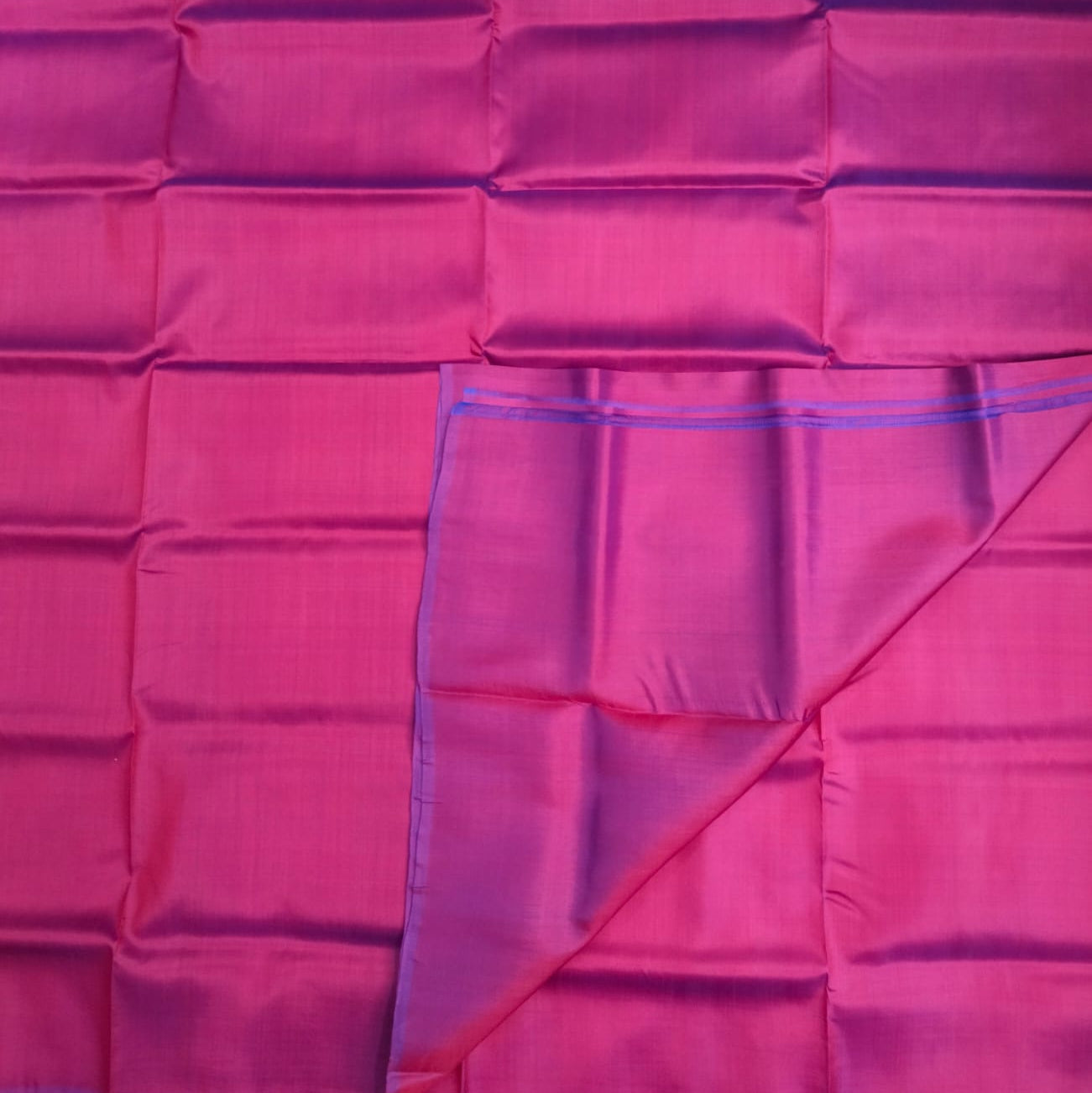 Handloom katan silk/ mulberry silk saree.