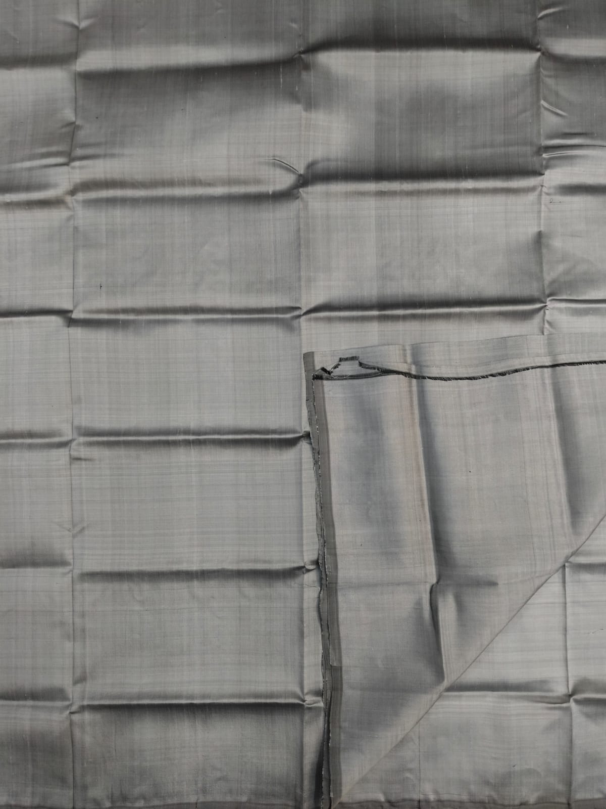 Handloom katan silk/ mulberry silk saree.