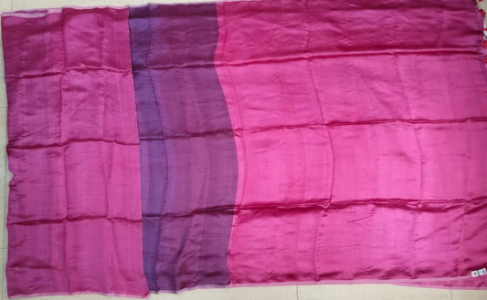 Handloom katan silk/ mulberry silk saree.