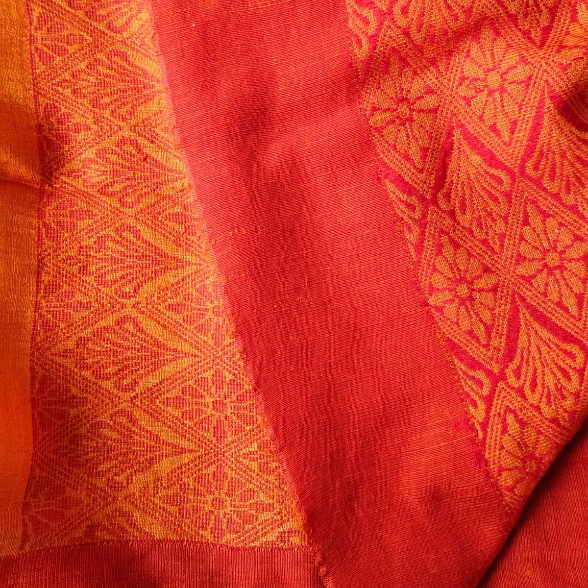 Handloom matka silk by linen  saree