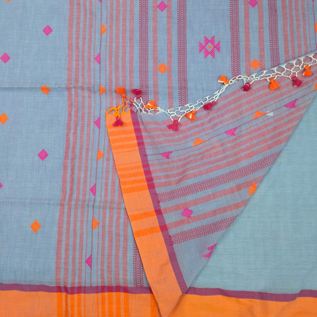 Handloom khadi cotton saree