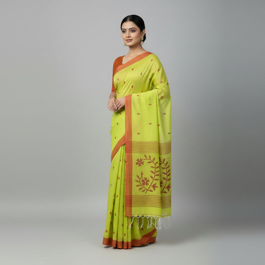 The image is symbolic to get the overall look of the saree.