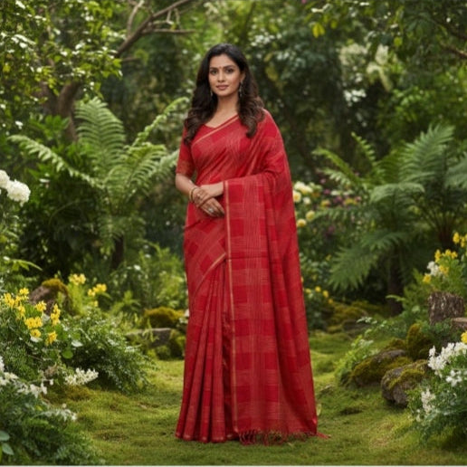 Handloom cotton saree