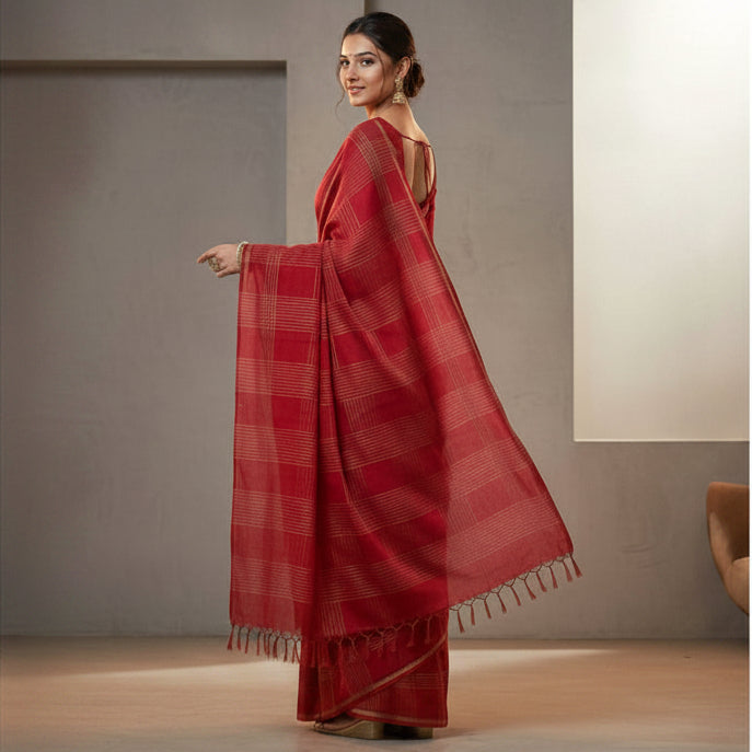 Thid image is symbolic to get the overall look of the saree.