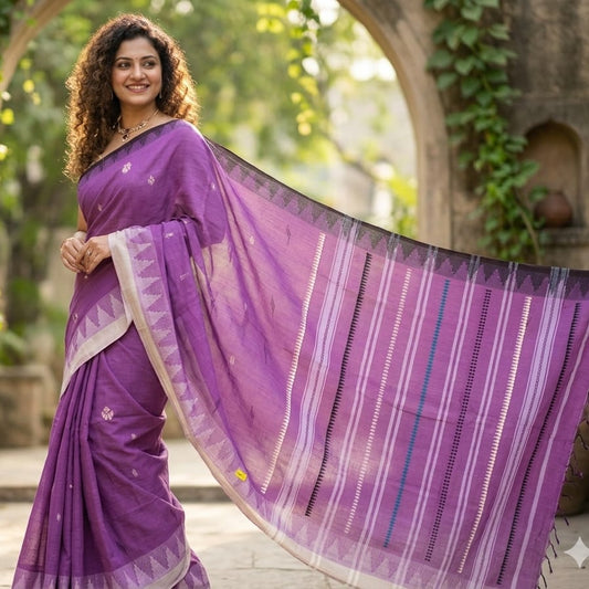 Handloom cotton saree