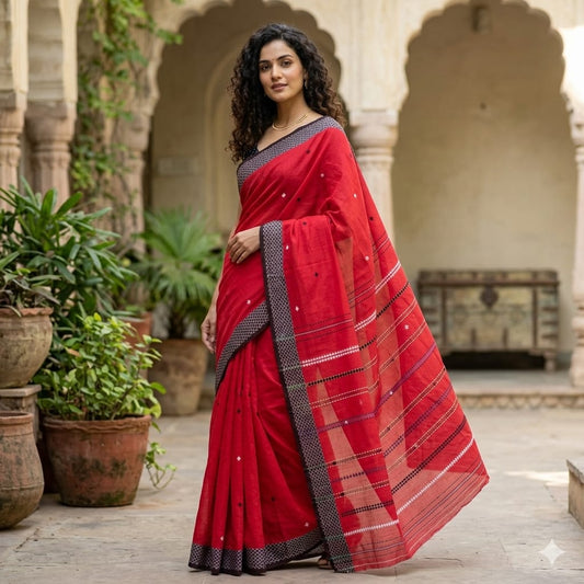 The image is symbolic to get the overall look of the saree