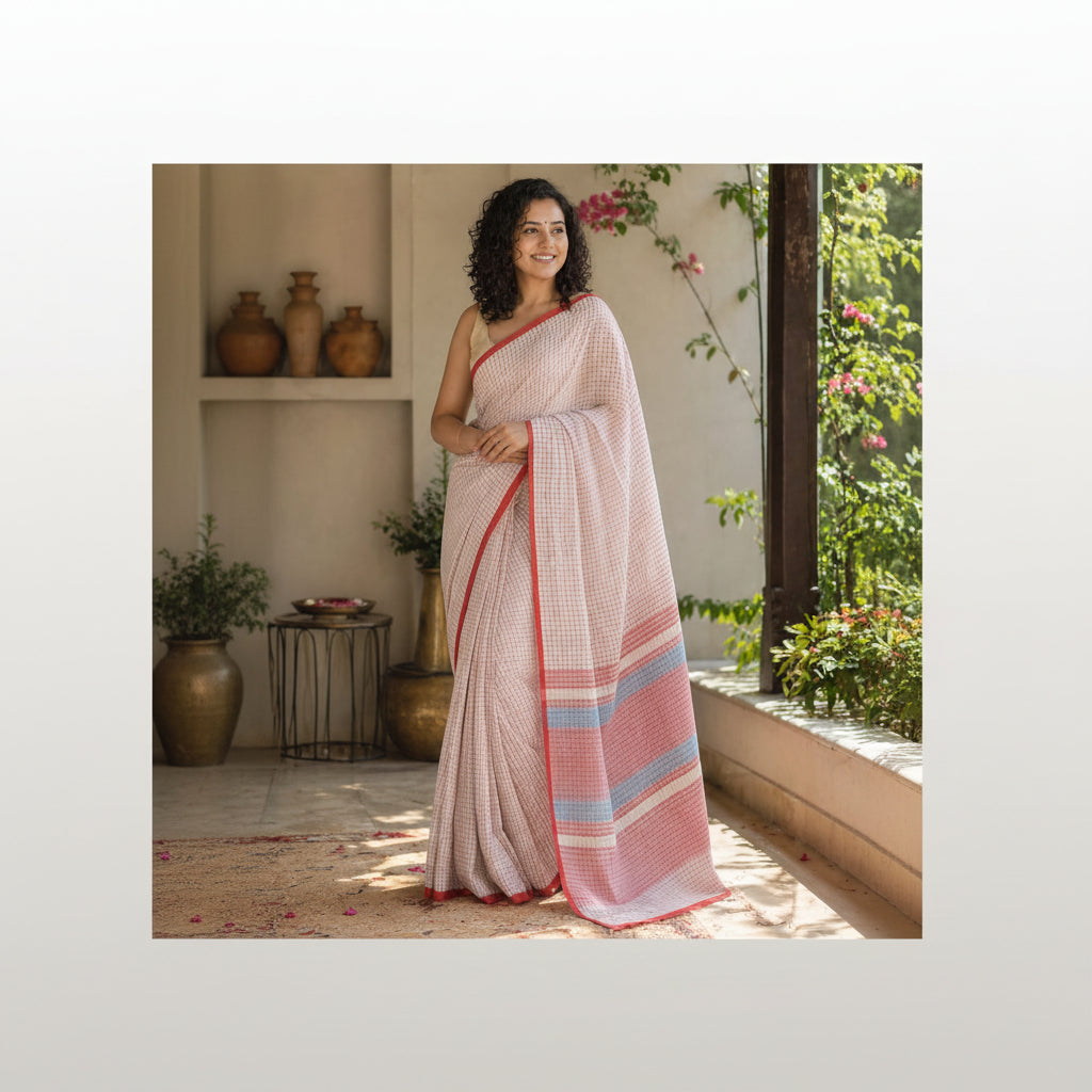 This image is symbolic to get the overall look of the saree