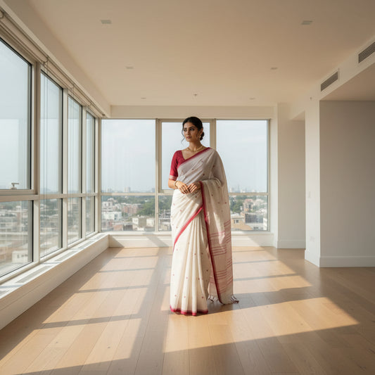 This image is symbolic to get the overall look of the saree